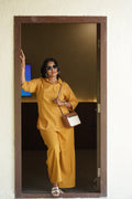 Sunday – Mustard Cotton Slub Co-ord Set