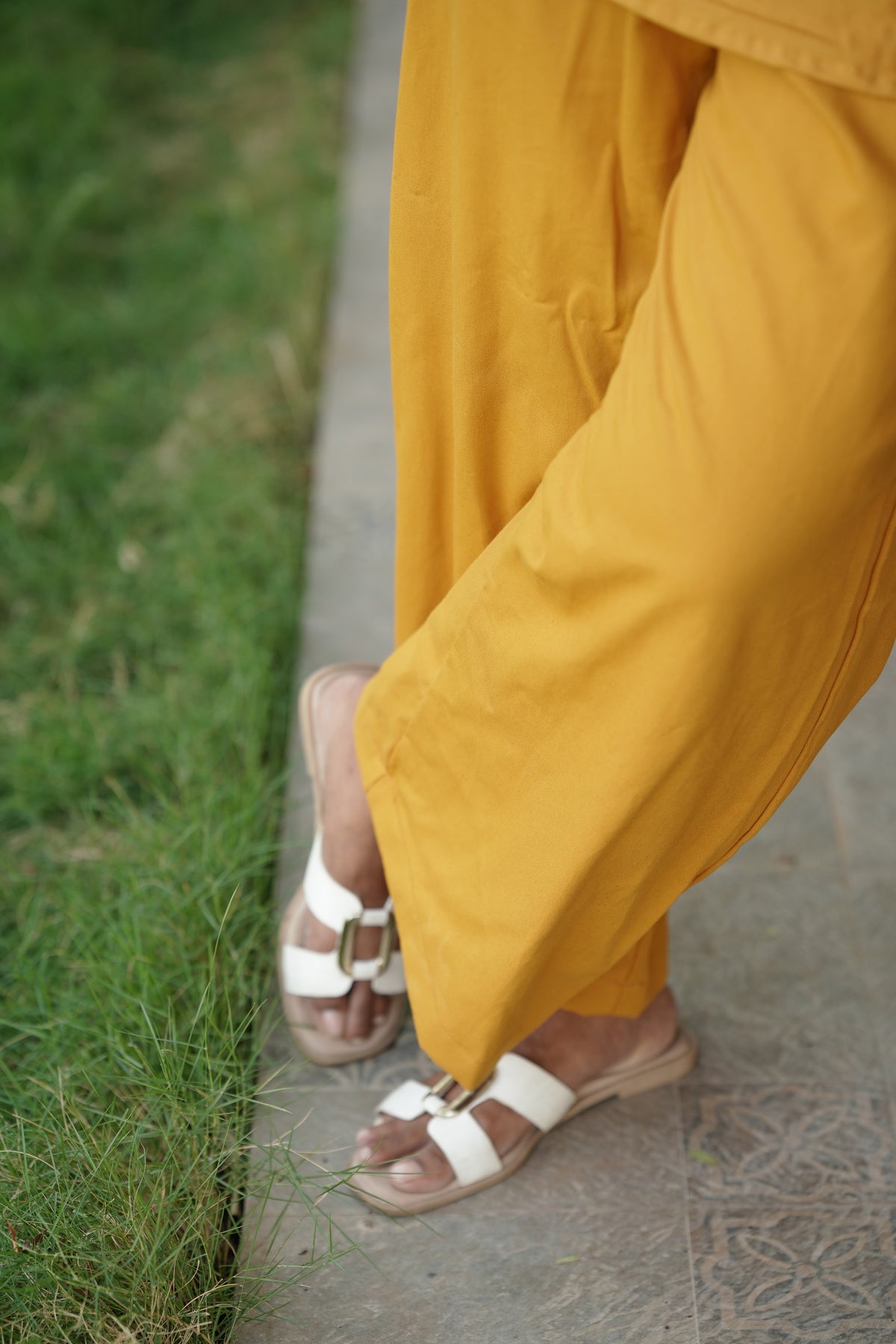Sunday – Mustard Cotton Slub Co-ord Set