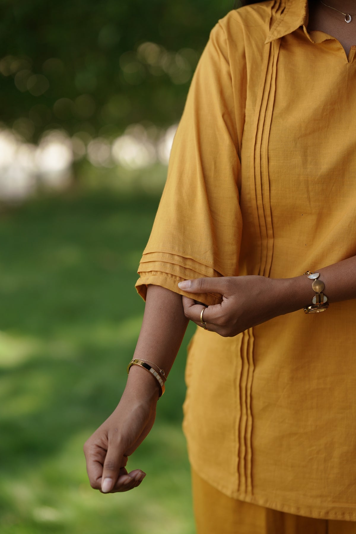 Sunday – Mustard Cotton Slub Co-ord Set