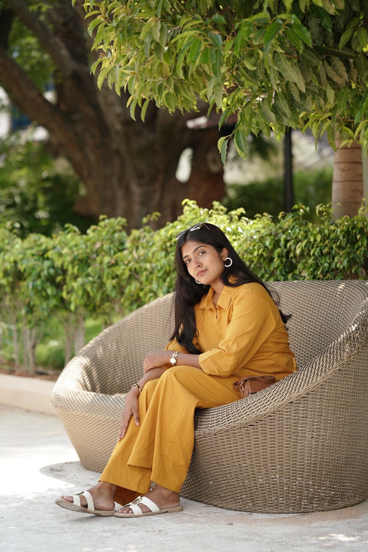 Sunday – Mustard Cotton Slub Co-ord Set
