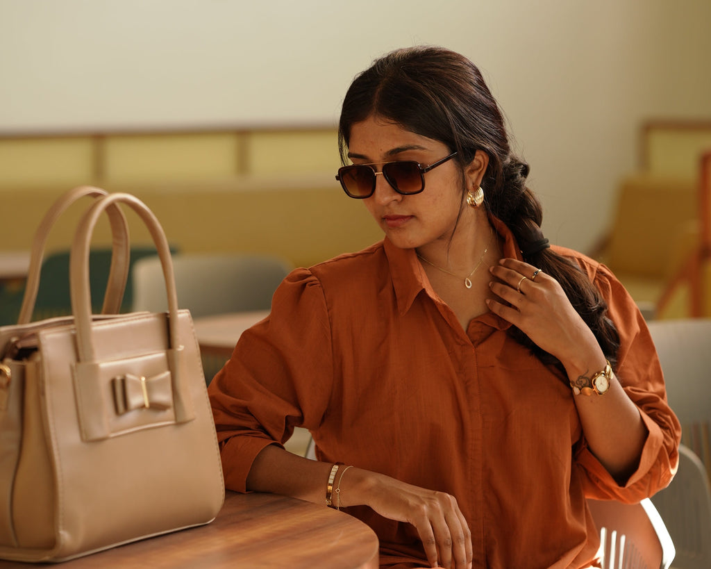 Her Way – Rust Cotton Slub & Twill Co-ord Set