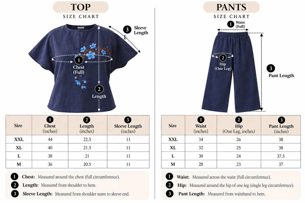 Me-Time Embroidered Box-Top Co-ord Set